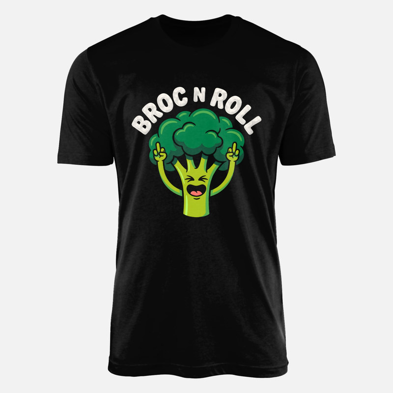 T-shirts: Rauchender Brokkoli Broc N Roll