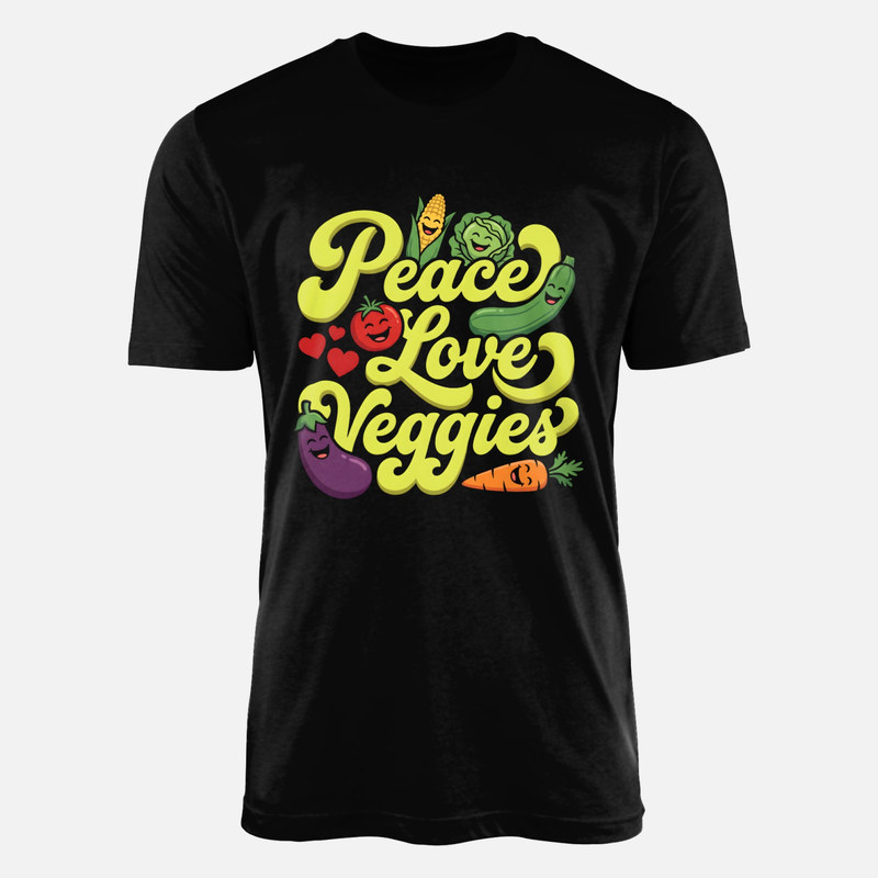 T-shirts: Frieden Liebe Gem&uuml;se Kawaii