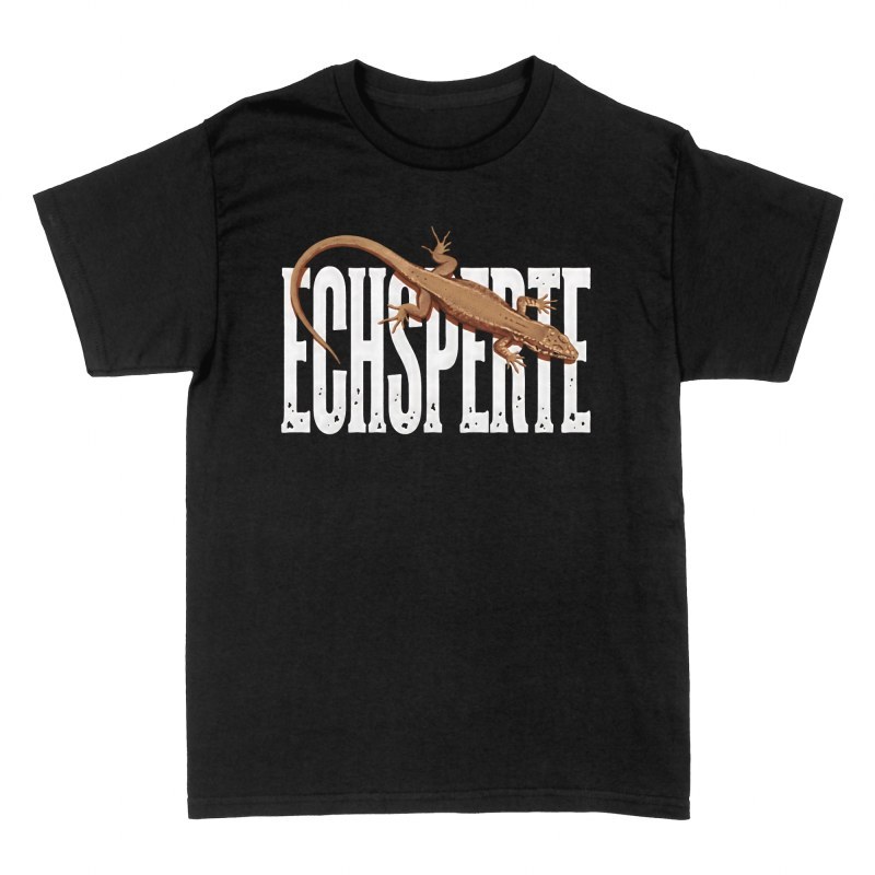 T-shirts: Echsperte mit realistischer Eidechse