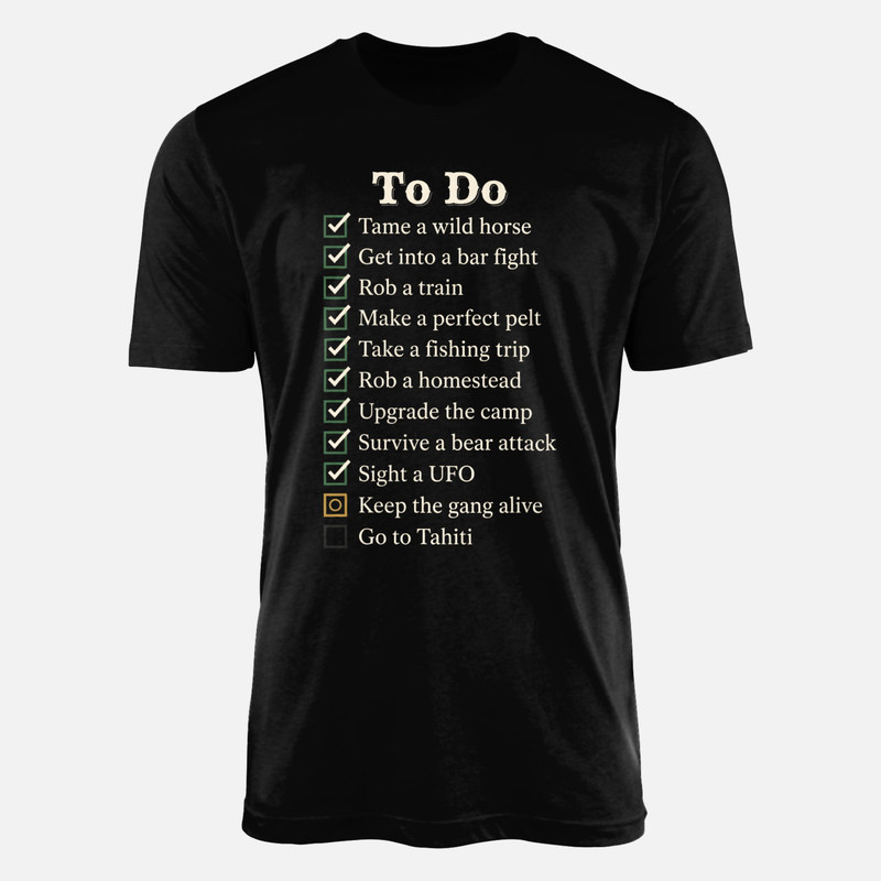 T-shirts: Wildwest To-Do-Liste f&uuml;r Cowboys