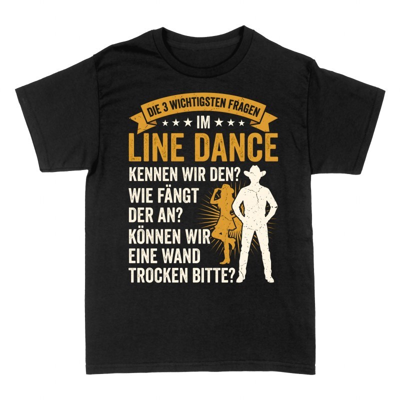T-shirts: Die 3 wichtigsten Fragen im Line Dance