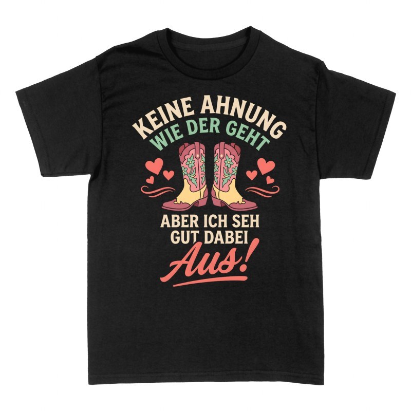T-shirts: Line Dance Ich Seh Gut Dabei Aus