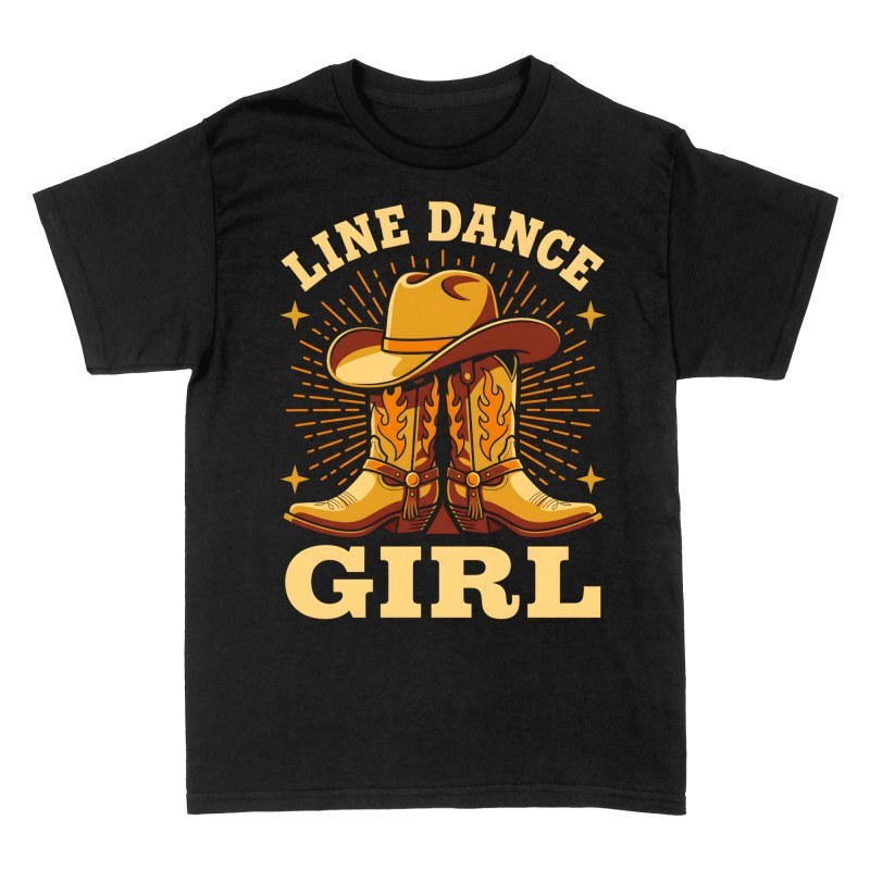 T-shirts: Line Dance Country T&auml;nzerin