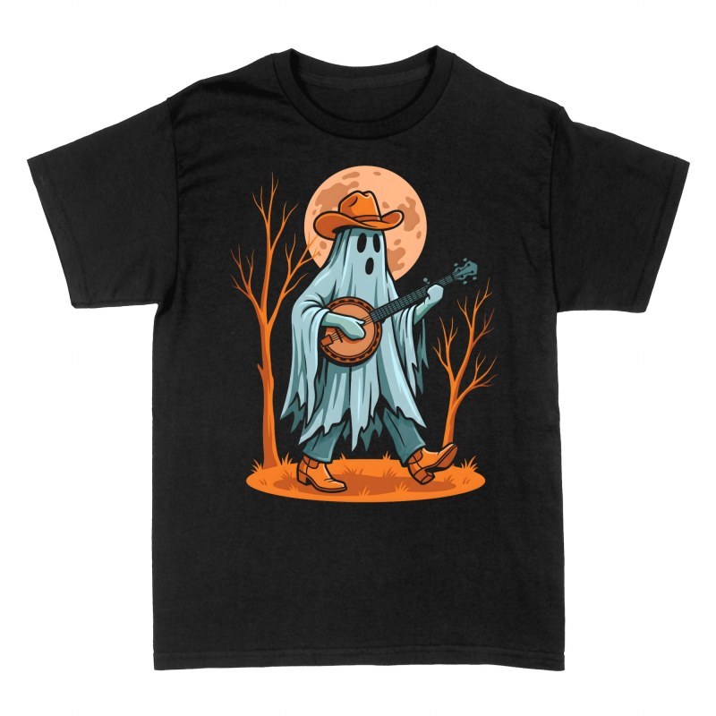 T-shirts: Cowboy-Geist mit Banjo