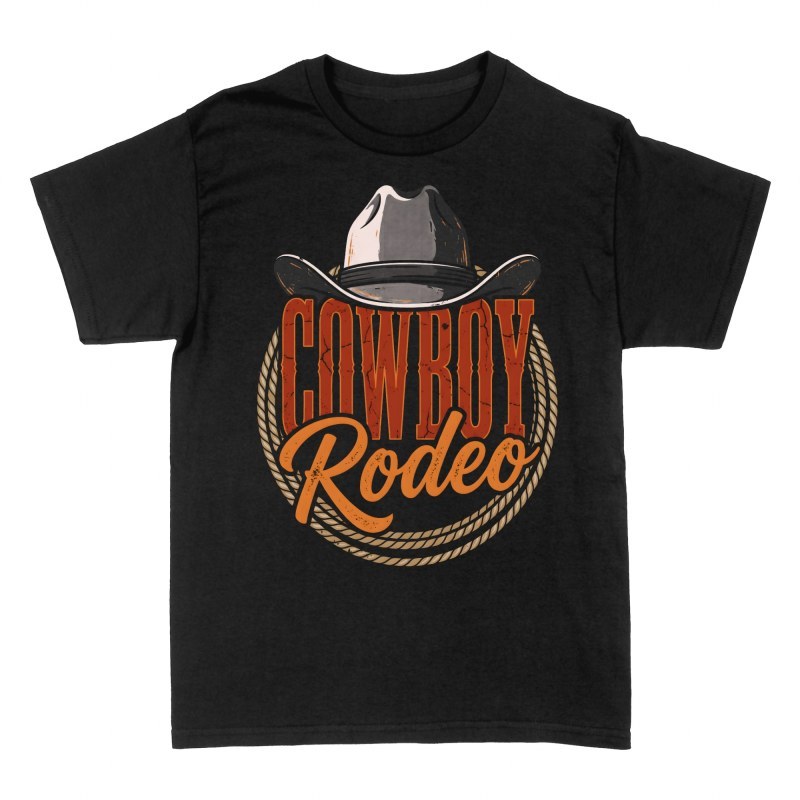 T-shirts: Cowboyhut & Rodeo Lasso Vintage