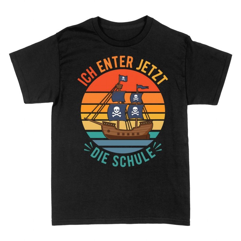 T-shirts: Ich enter jetzt die Schule Piratenschiff