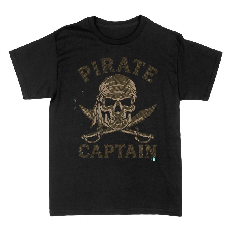 T-shirts: Piratentotenkopf mit gekreuzten S&auml;beln