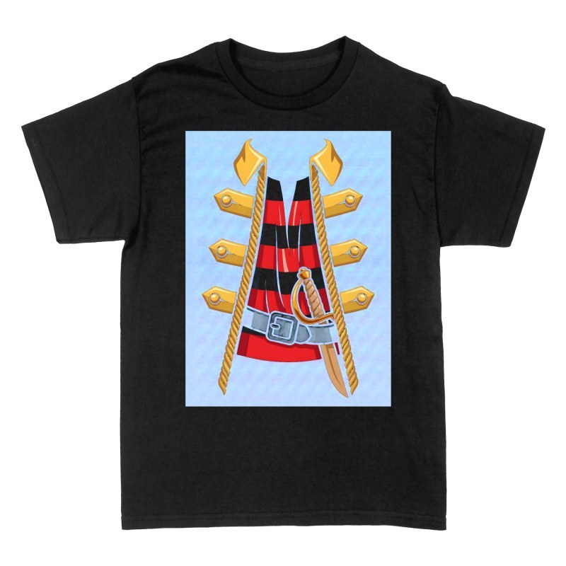 T-shirts: Piratenkost&uuml;m mit Schwert und Streifen
