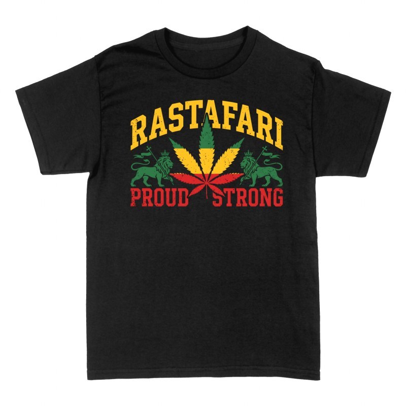T-shirts: Rastafari Hanfblatt & L&ouml;wen von Juda