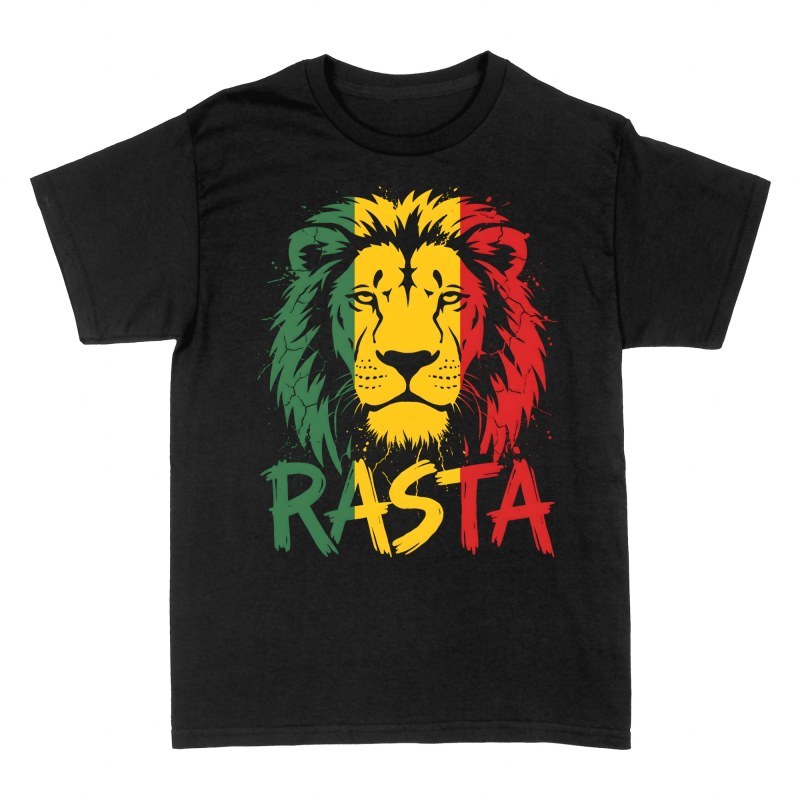 T-shirts: Rastafari L&ouml;we von Juda Grunge