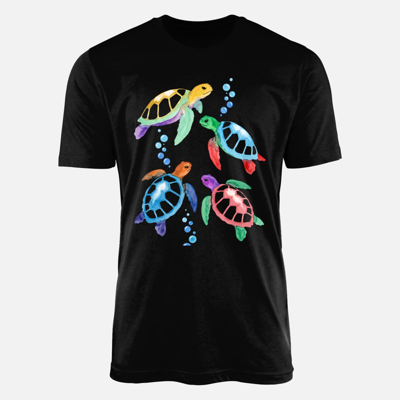T-shirts: Aquarell Meeresschildkr&ouml;ten