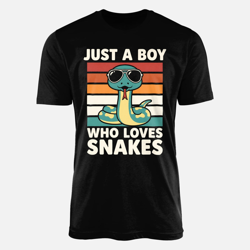 T-shirts: Junge der Schlangen liebt