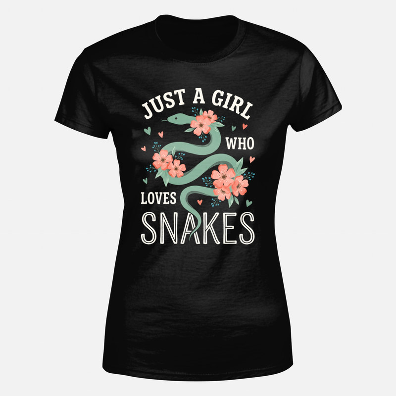 T-shirts: M&auml;dchen Das Schlangen Liebt