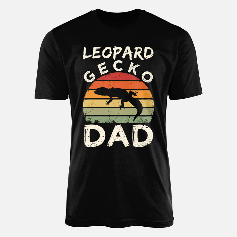 T-shirts: Leopardgecko Papa Retro
