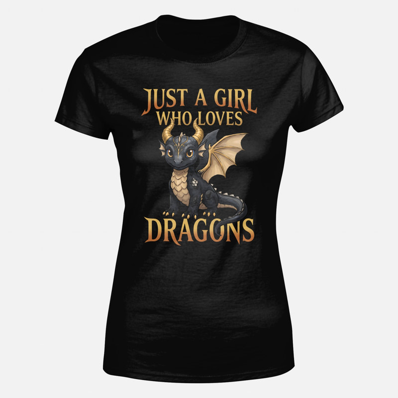 T-shirts: M&auml;dchen das Drachen liebt