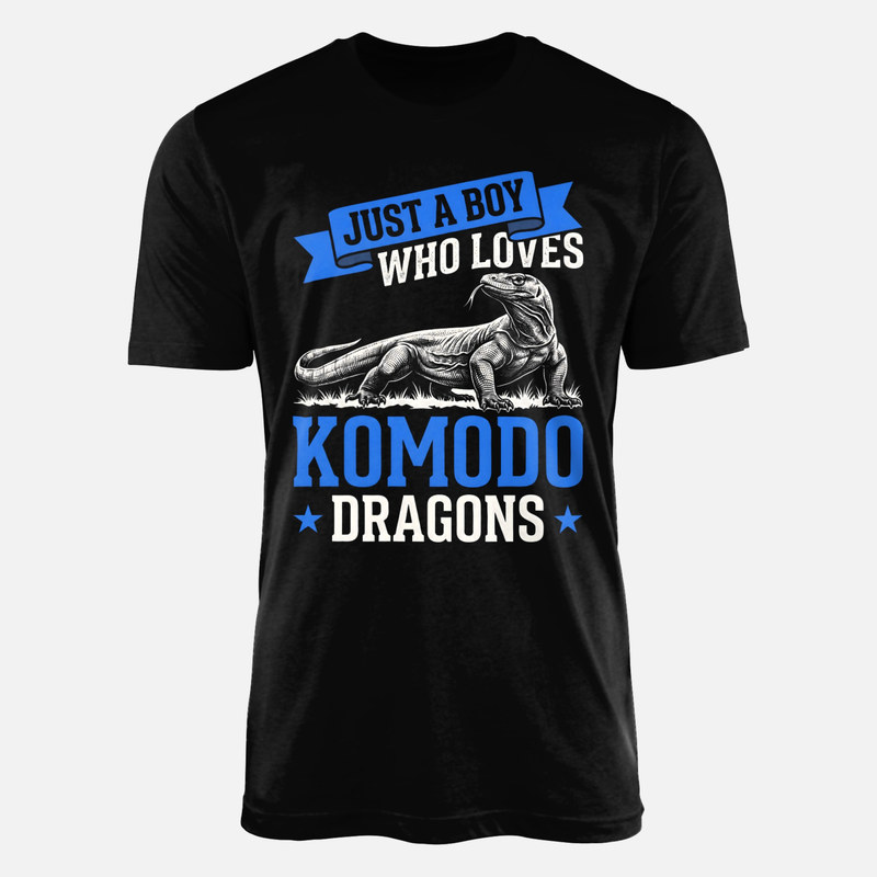 T-shirts: Junge der Komodowarane liebt