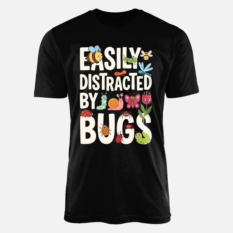 T-shirts: Leicht abgelenkt durch Insekten