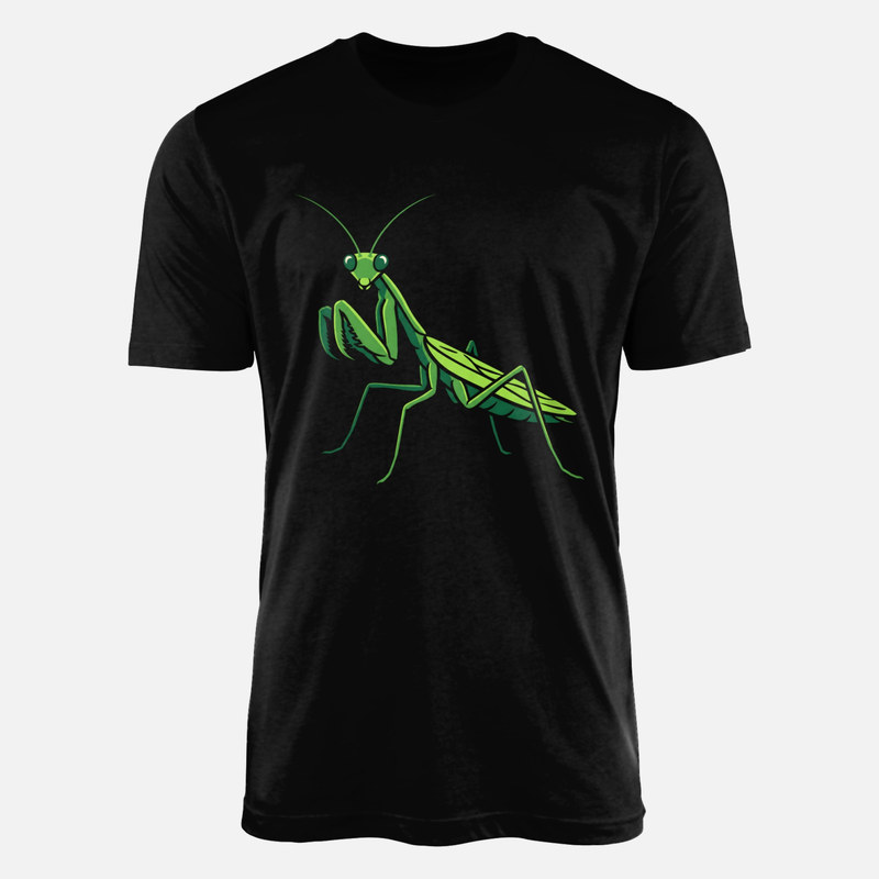T-shirts: Gr&uuml;ne Gottesanbeterin Comic