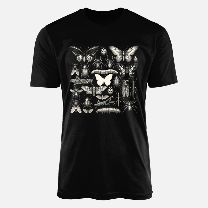 T-shirts: Insektensammlung Vintage Gravur