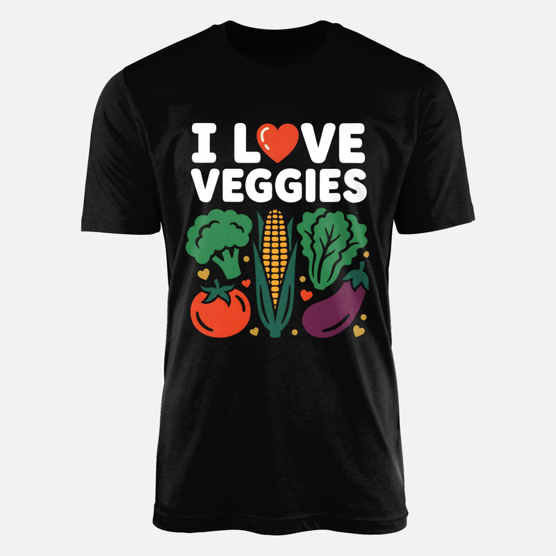 T-shirts: Ich liebe Gem&uuml;se Herz