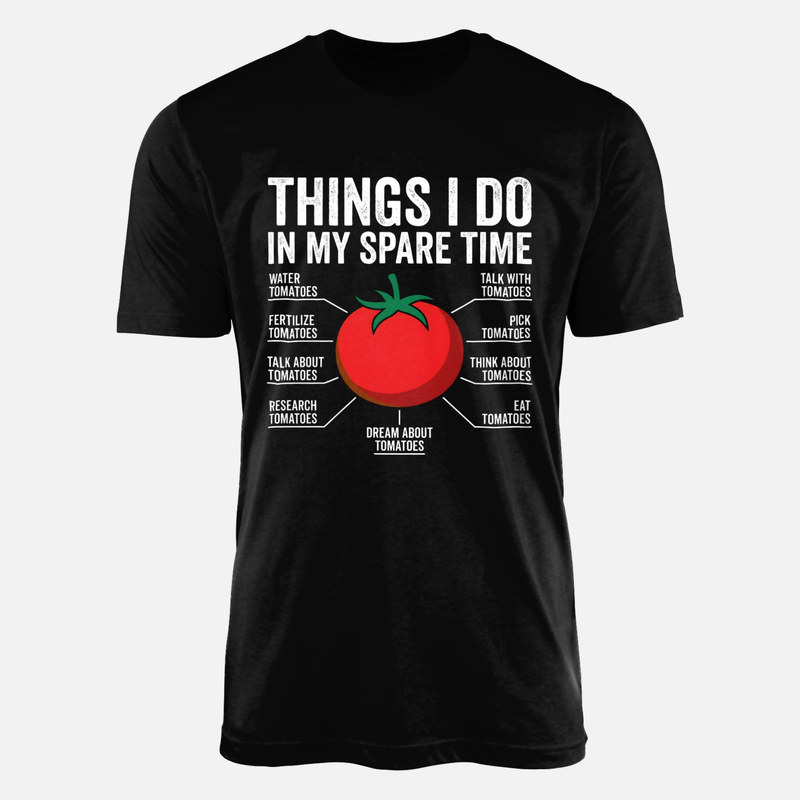 T-shirts: Tomaten Hobbys Diagramm
