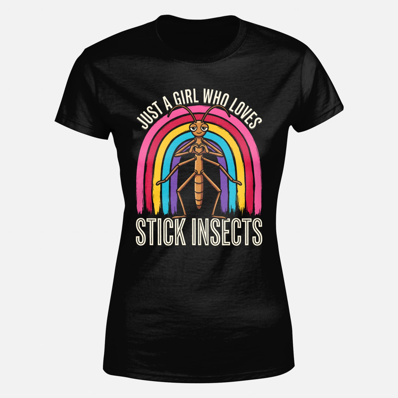 T-shirts: M&auml;dchen liebt Stabheuschrecken