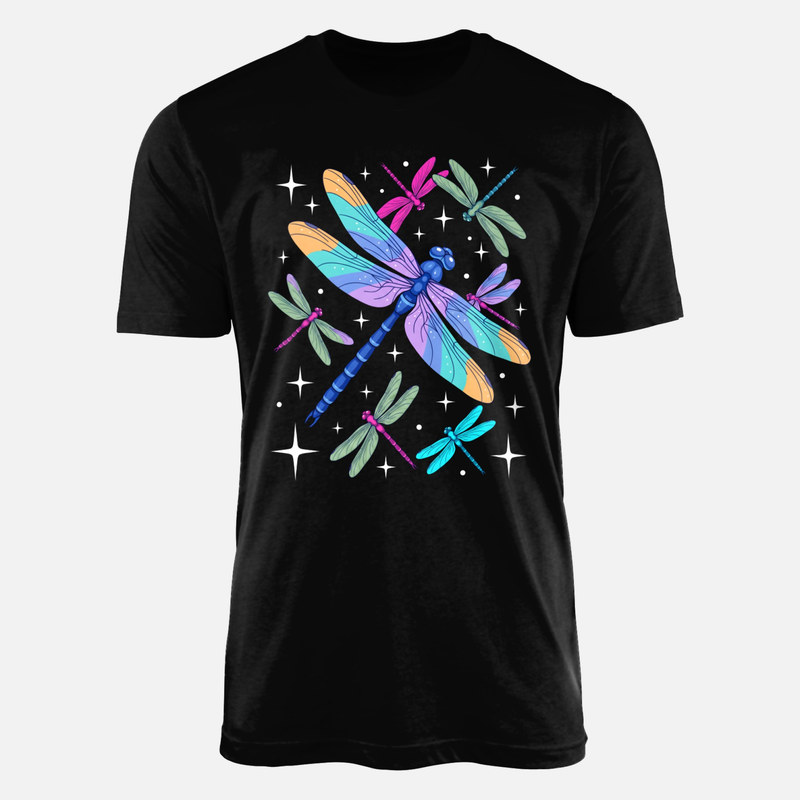 T-shirts: Bunte Libellen mit Sternen