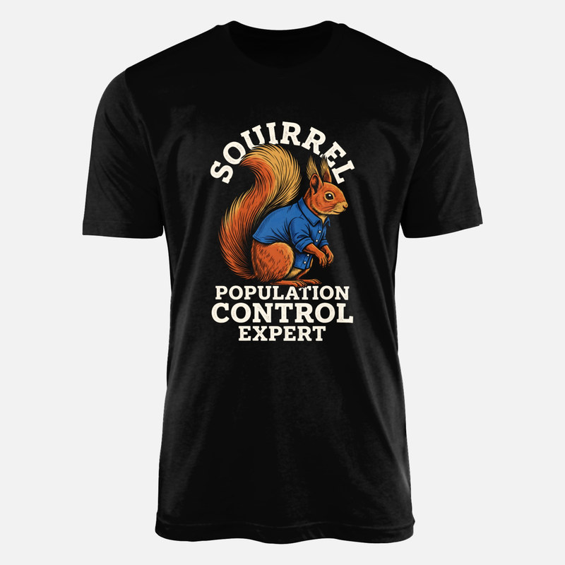 T-shirts: Eichh&ouml;rnchen Populationskontrolle Experte