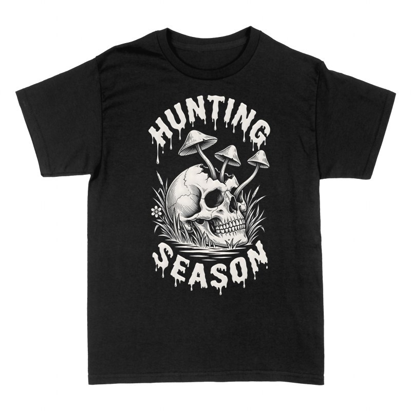 T-shirts: Pilzjagd Totenkopf