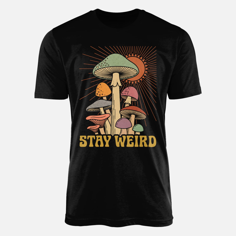 T-shirts: Psychedelische Vintage Pilze