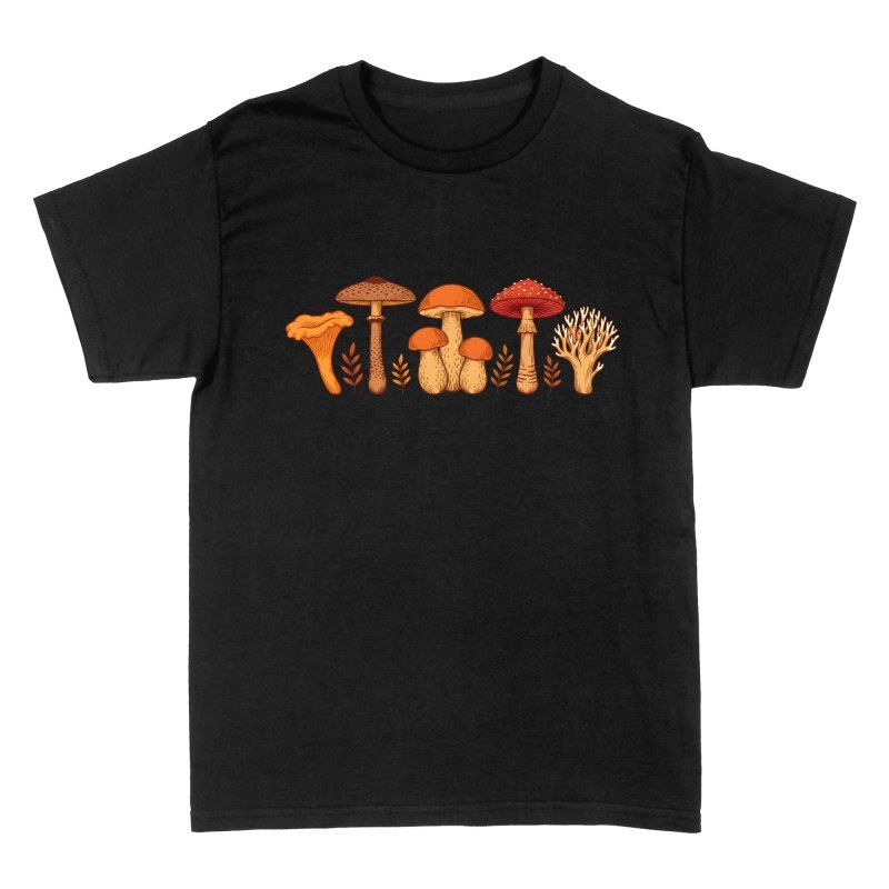 T-shirts: Botanische Waldpilze Kollektion