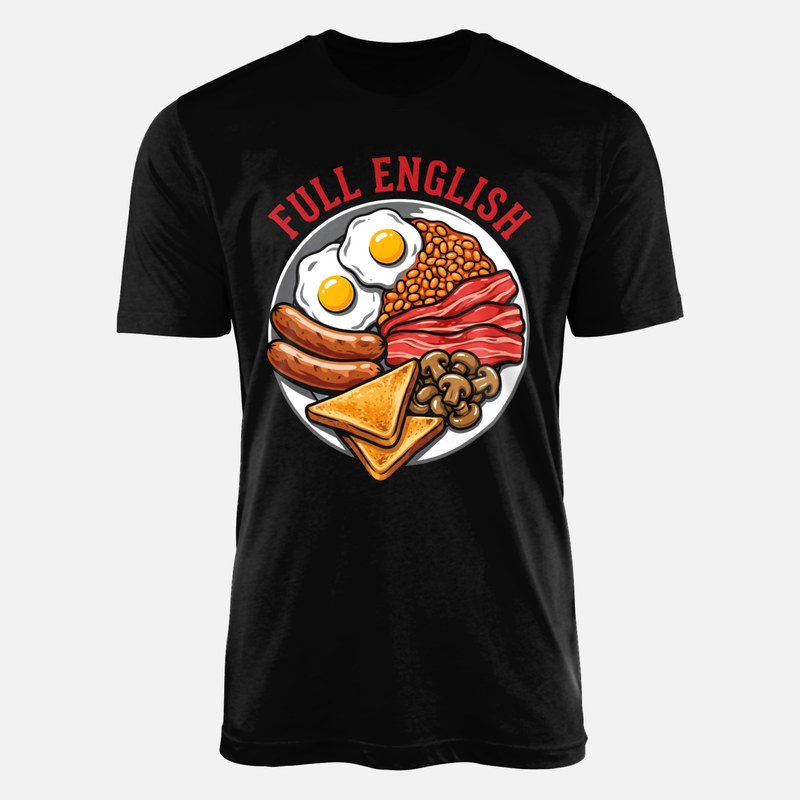 T-shirts: Englisches Fr&uuml;hst&uuml;ck Full English Teller