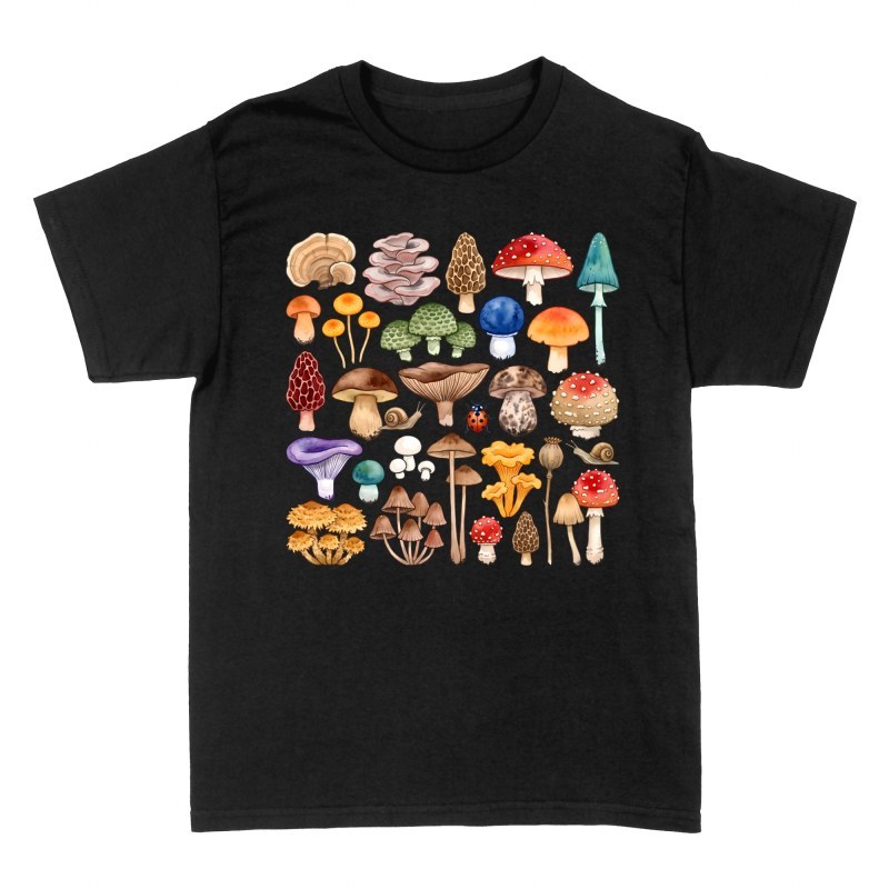 T-shirts: Botanische Pilze &amp; Waldtiere