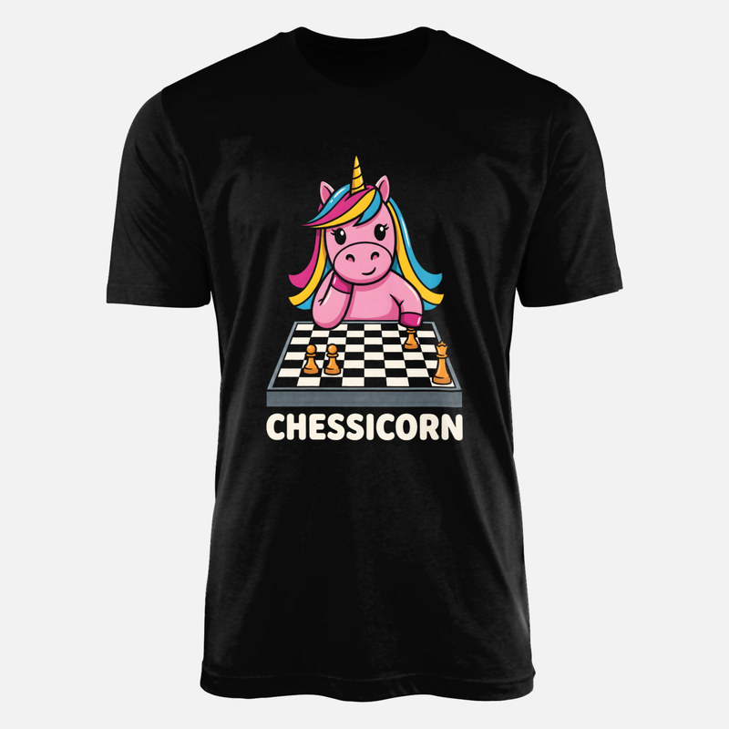T-shirts: Schach Einhorn Chessicorn Kawaii