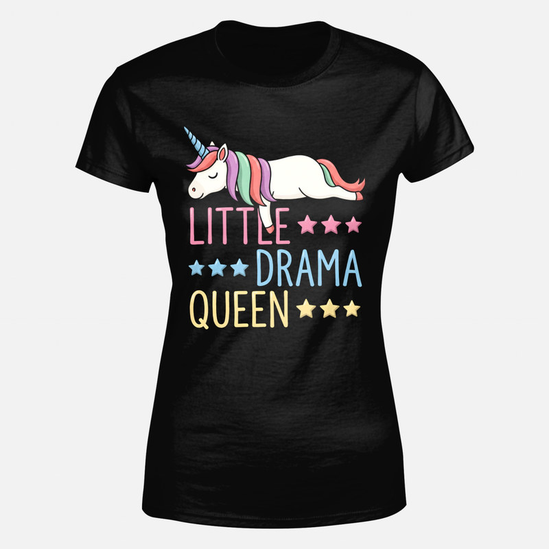 T-shirts: Schlafendes Einhorn Little Drama Queen