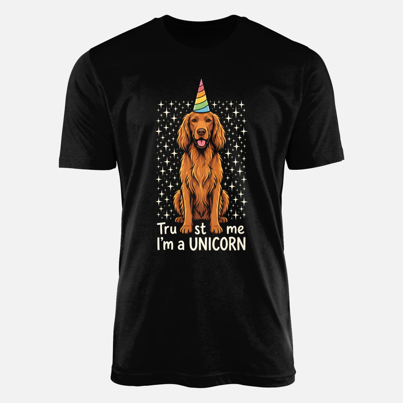 T-shirts: Hund als Einhorn Verkleidet