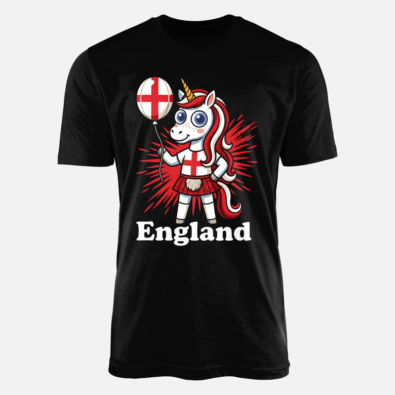 T-shirts: England Fan Einhorn