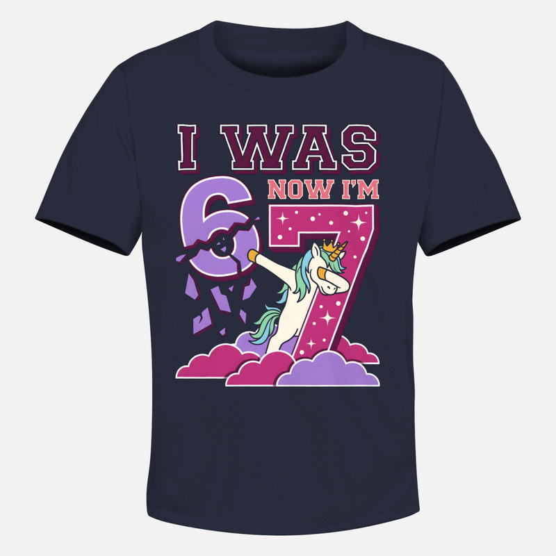 T-shirts: Dabbing Einhorn 7. Geburtstag