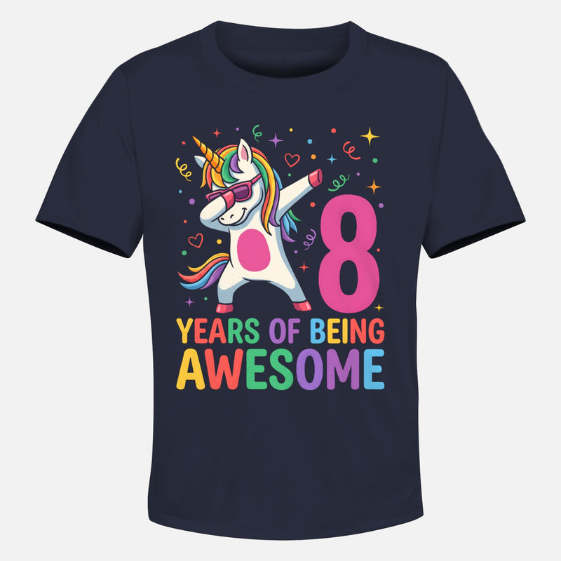 T-shirts: Dabbing Einhorn 8. Geburtstag