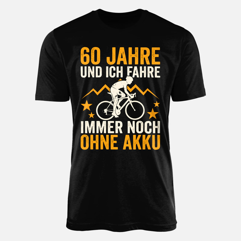T-shirts: 60 Jahre Noch Ohne Akku Fahrrad