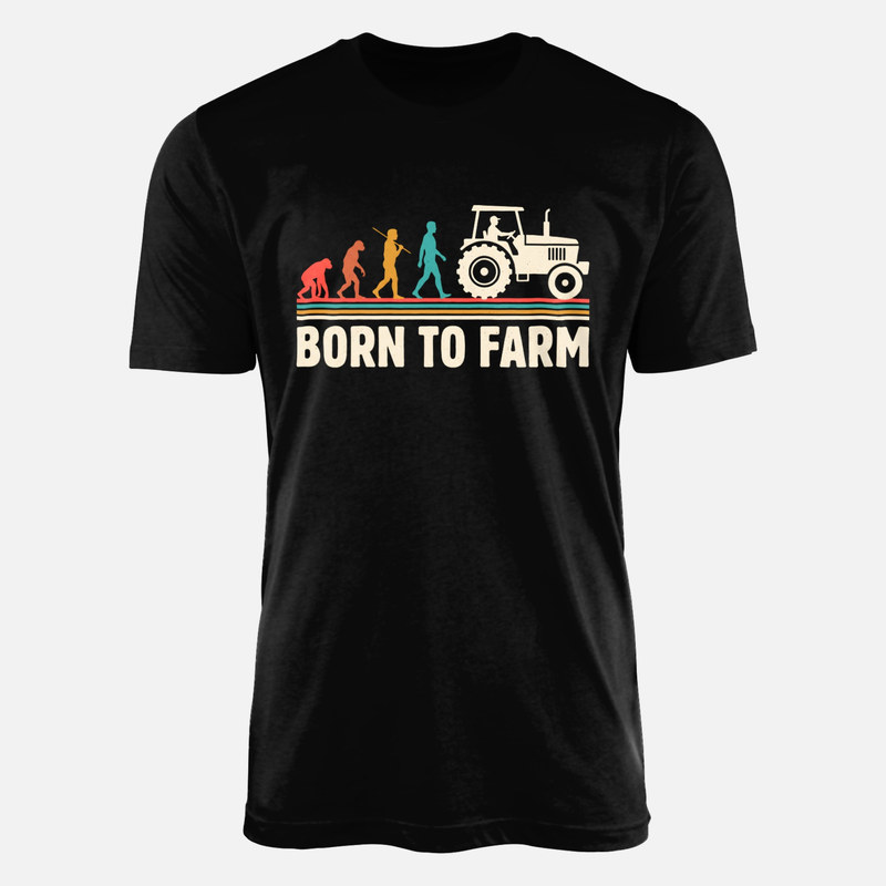 T-shirts: Evolution Traktor Born to Farm