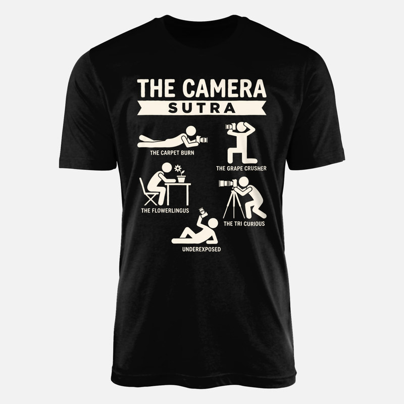 T-shirts: Kamera Sutra Fotografie Posen