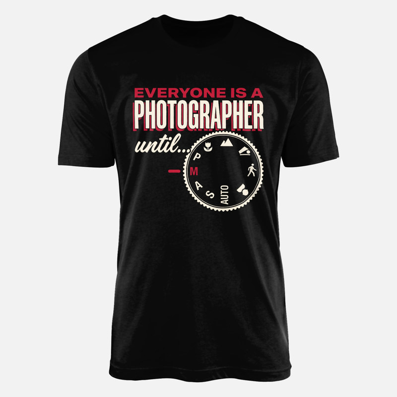 T-shirts: Fotograf bis zum manuellen Modus