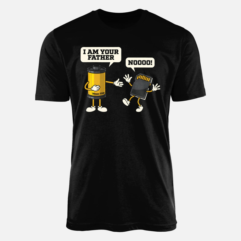 T-shirts: 35mm Film Vater der SD-Karte