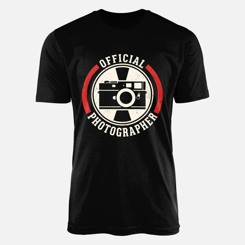 T-shirts: Offizieller Fotograf Vintage Emblem
