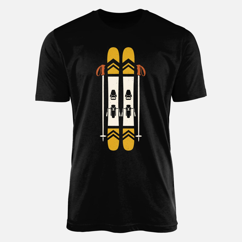 T-shirts: Retro Ski und Skist&ouml;cke