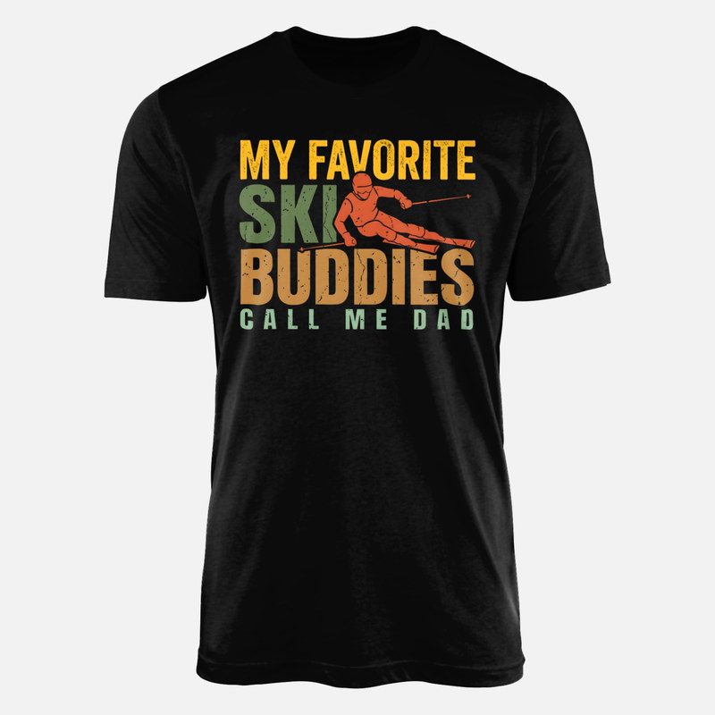 T-shirts: Ski-Buddies nennen mich Papa