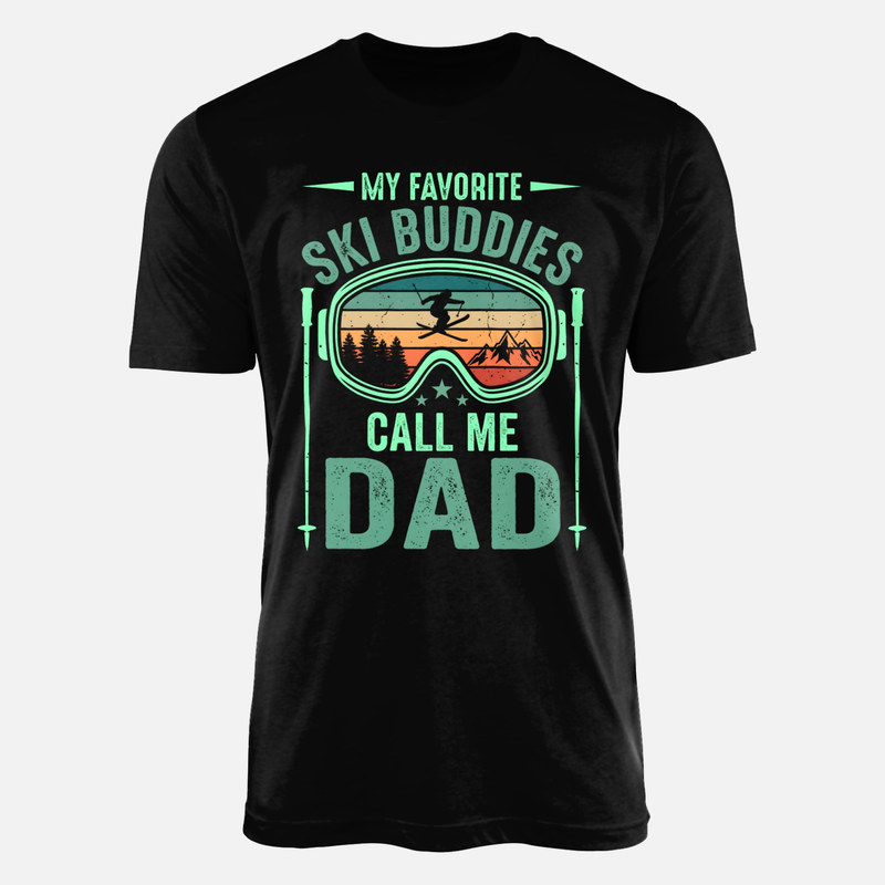 T-shirts: Ski-Papa Skibrille Vintage