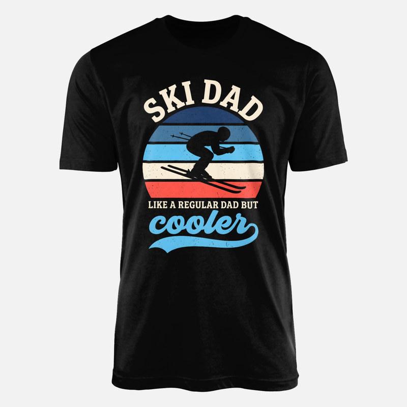 T-shirts: Ski Papa Retro Sonnenuntergang