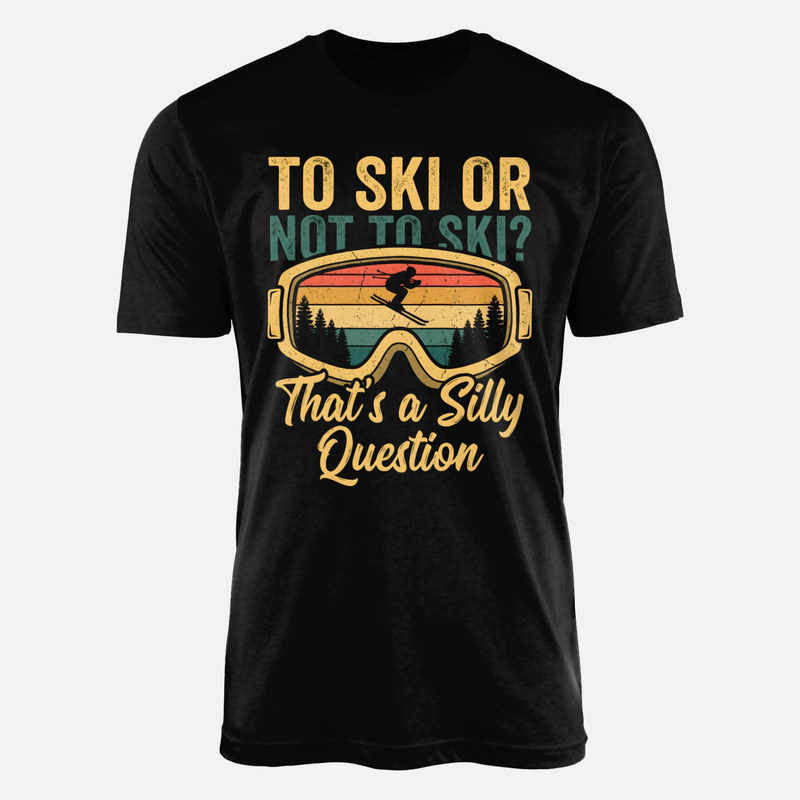 T-shirts: Skibrille mit Springer Vintage